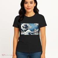 Capybara Great Wave Of Kanagawa Women's T-Shirt thumb 4