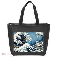 Capybara Great Wave Of Kanagawa Tote Bag thumb 0