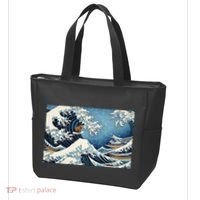 Capybara Great Wave Of Kanagawa Tote Bag thumb 3