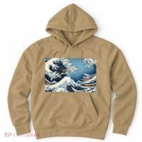 Capybara Great Wave Of Kanagawa Hoodie thumb 0