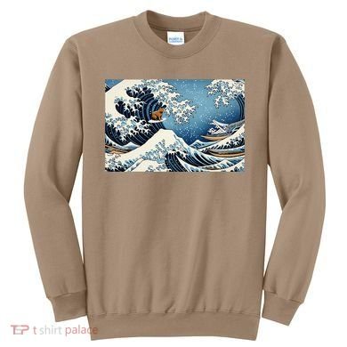 Capybara Great Wave Of Kanagawa Sweatshirt