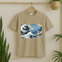 Capybara Great Wave Of Kanagawa T-Shirt thumb 2