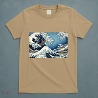 Capybara Great Wave Of Kanagawa T-Shirt thumb 5