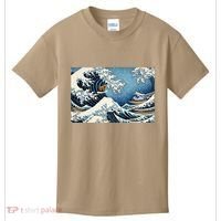 Capybara Great Wave Of Kanagawa Kids T-Shirt thumb 0