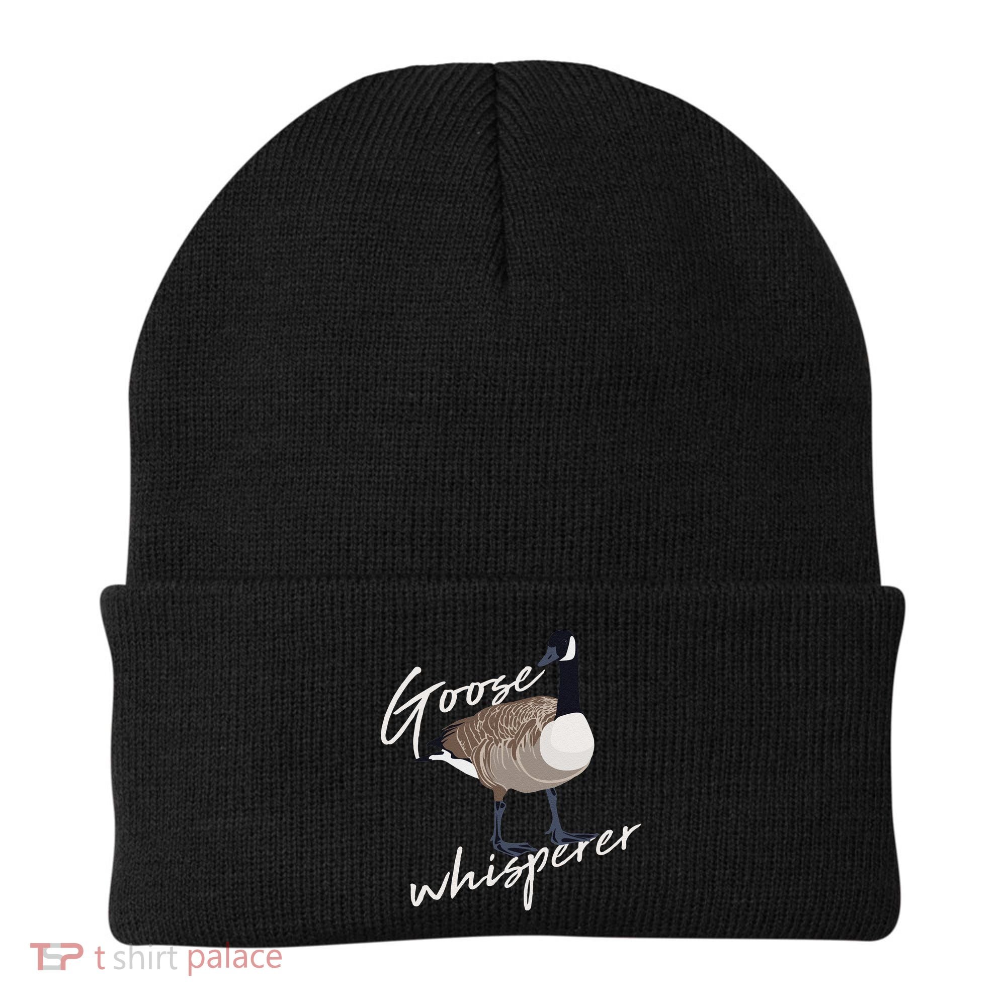 Canadian Goose Whisperer Funny Cute Bird Hunter Gift Animal Beanie