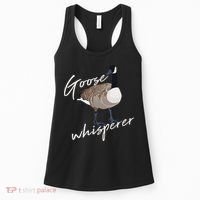 Canadian Goose Whisperer Funny Cute Bird Hunter Gift Animal Women's Tank Top thumb 0