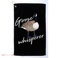Canadian Goose Whisperer Funny Cute Bird Hunter Gift Animal Golf Towel thumb 0