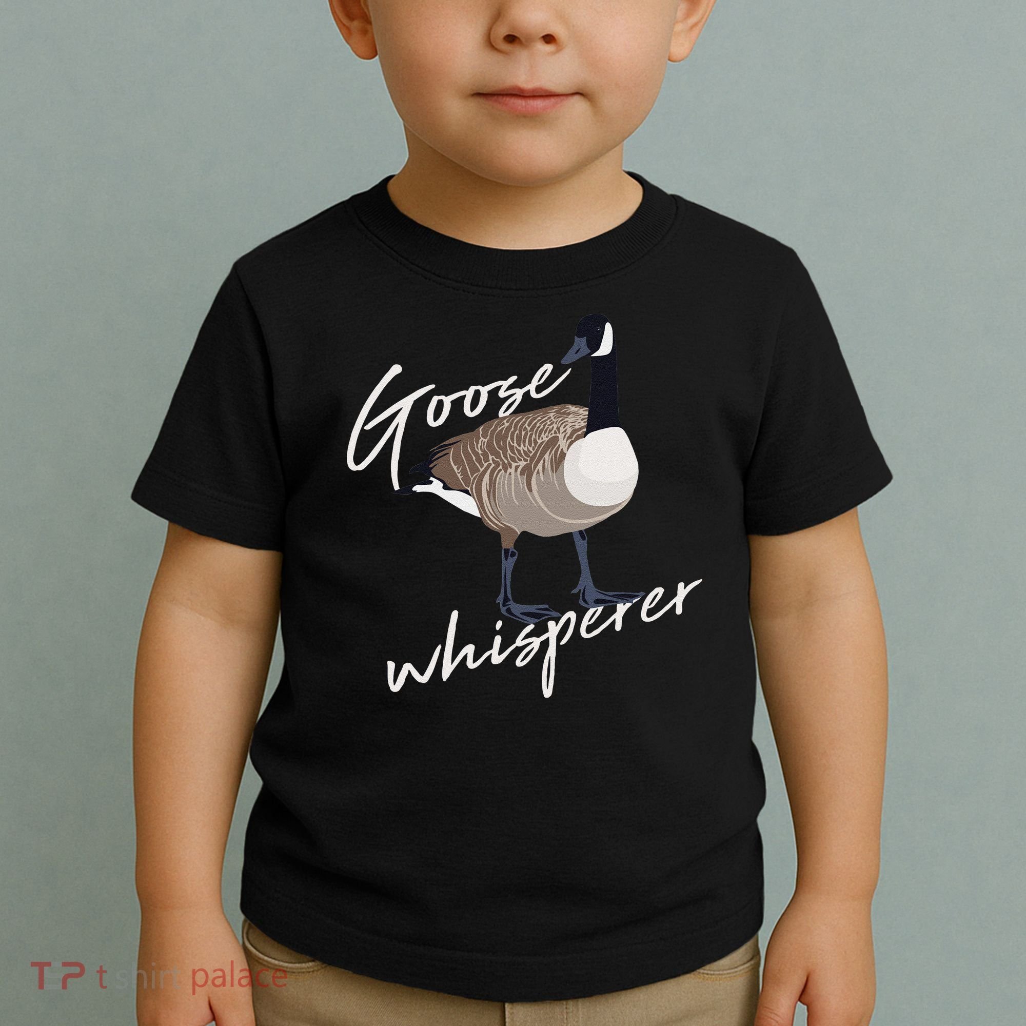 Canadian Goose Whisperer Funny Cute Bird Hunter Gift Animal Toddler T-Shirt