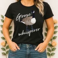 Canadian Goose Whisperer Funny Cute Bird Hunter Gift Animal Women's T-Shirt thumb 2