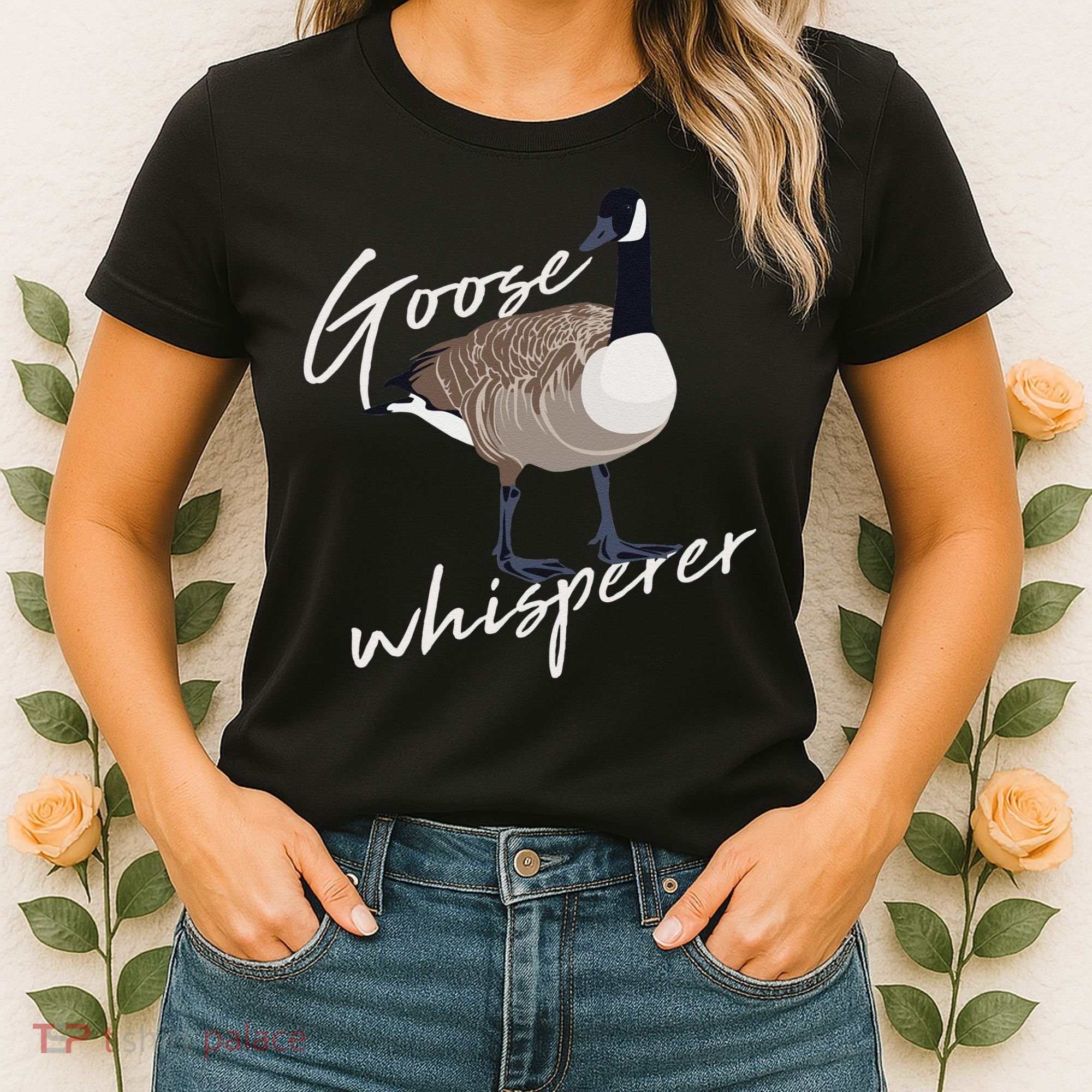 Canadian Goose Whisperer Funny Cute Bird Hunter Gift Animal Women's T-Shirt