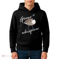 Canadian Goose Whisperer Funny Cute Bird Hunter Gift Animal Kids Hoodie thumb 4