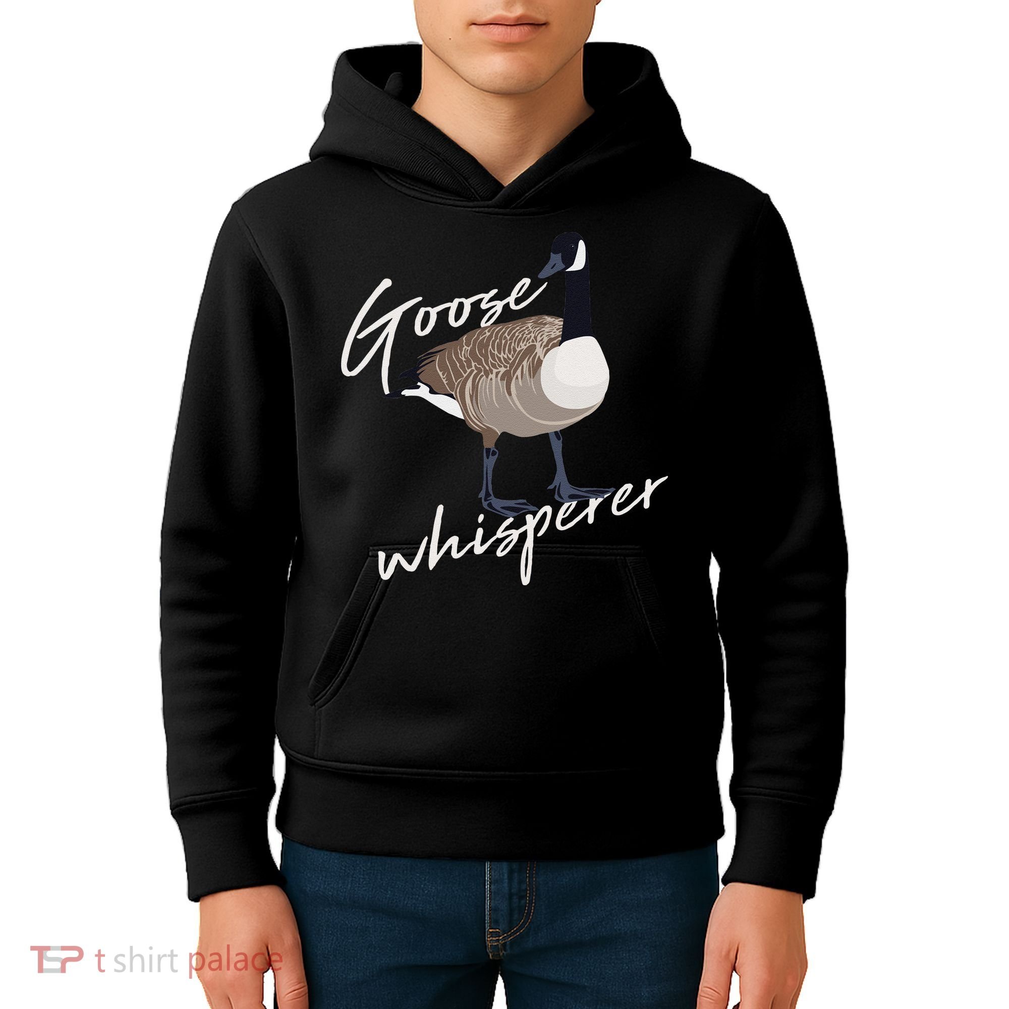 Canadian Goose Whisperer Funny Cute Bird Hunter Gift Animal Kids Hoodie