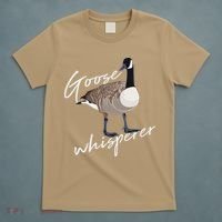 Canadian Goose Whisperer Funny Cute Bird Hunter Gift Animal T-Shirt thumb 5