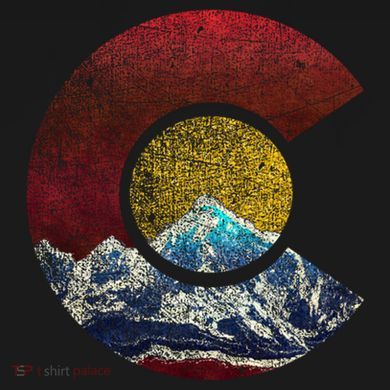 Colorado Gift With Flag Inspired Scenery Women's Hoodie