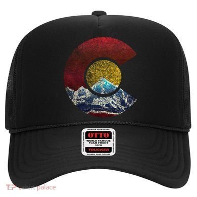Colorado Gift With Flag Inspired Scenery Hat