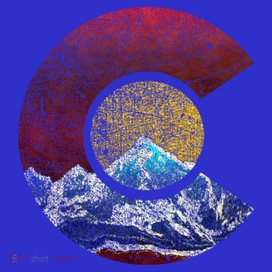 Colorado Gift With Flag Inspired Scenery Mousepad