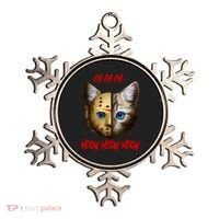 Ch Ch Ch Meow Meow Meow Cat Horror Movie Ornament thumb 0