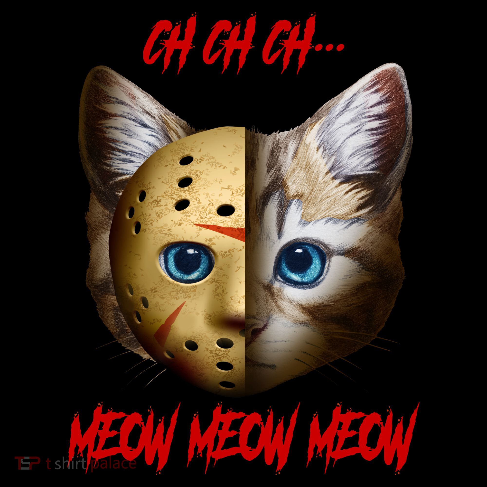 Ch Ch Ch Meow Meow Meow Cat Horror Movie Baby Bodysuit
