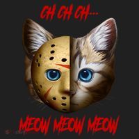 Ch Ch Ch Meow Meow Meow Cat Horror Movie Hat thumb 2