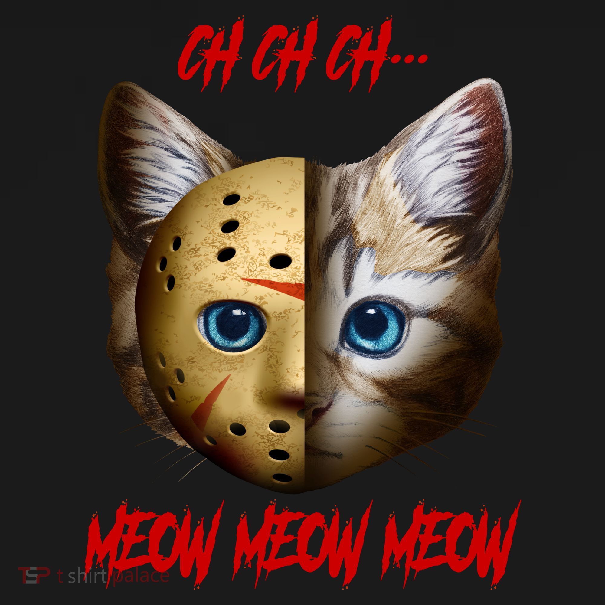 Ch Ch Ch Meow Meow Meow Cat Horror Movie Kids Sweatshirt