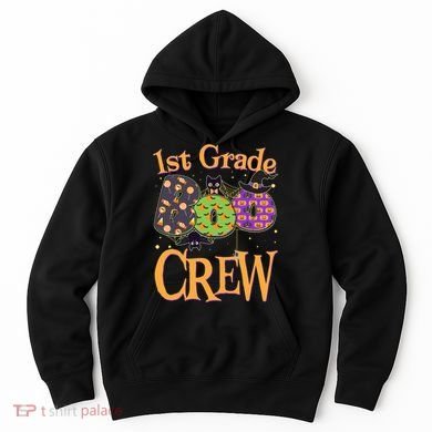 Cute Halloween 1st Grade Boo Crew Hoodie