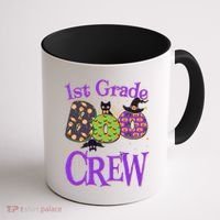Cute Halloween 1st Grade Boo Crew Coffee Mug thumb 1