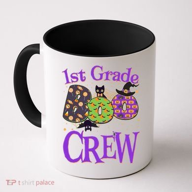 Cute Halloween 1st Grade Boo Crew Coffee Mug