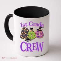 Cute Halloween 1st Grade Boo Crew Coffee Mug thumb 0
