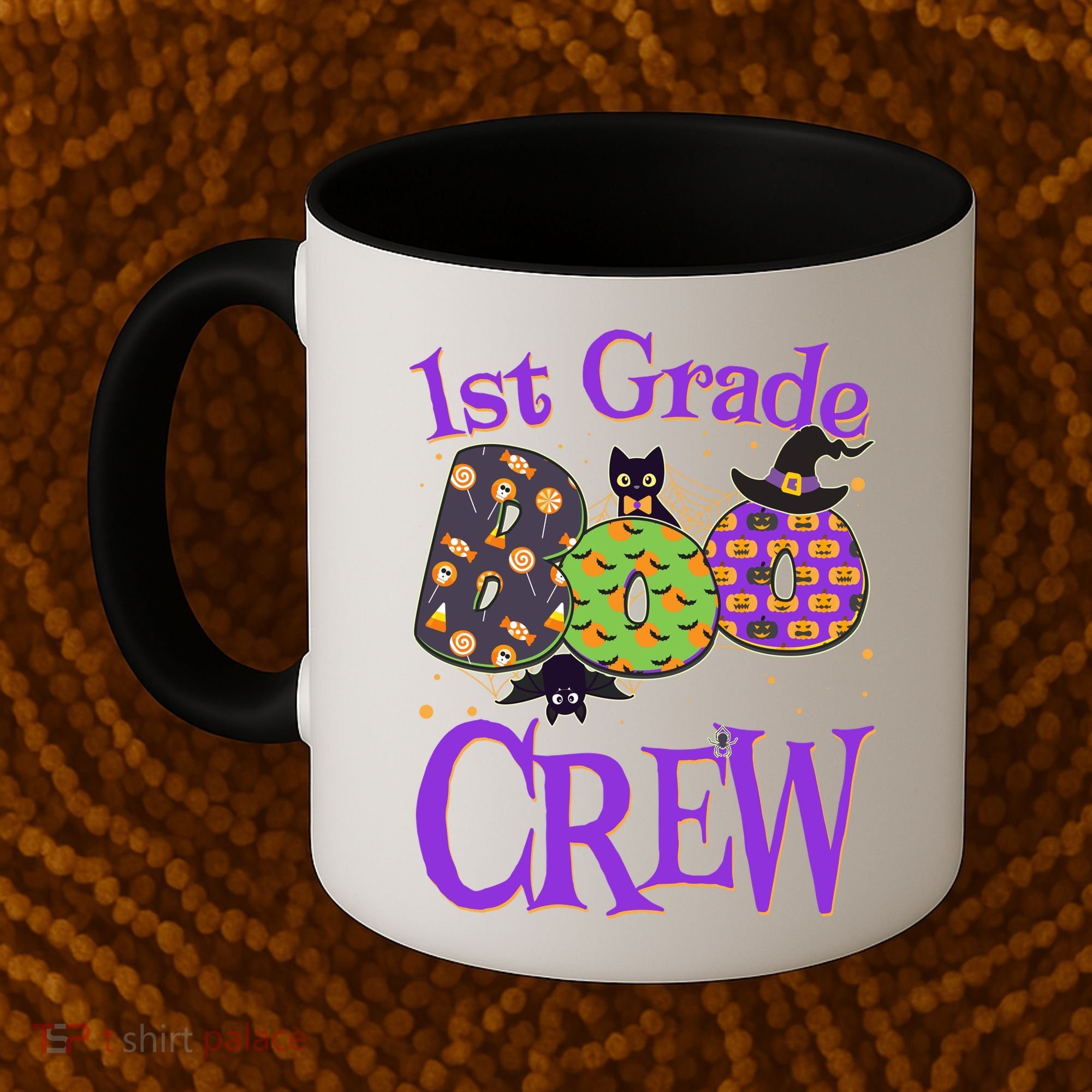 Cute Halloween 1st Grade Boo Crew Coffee Mug