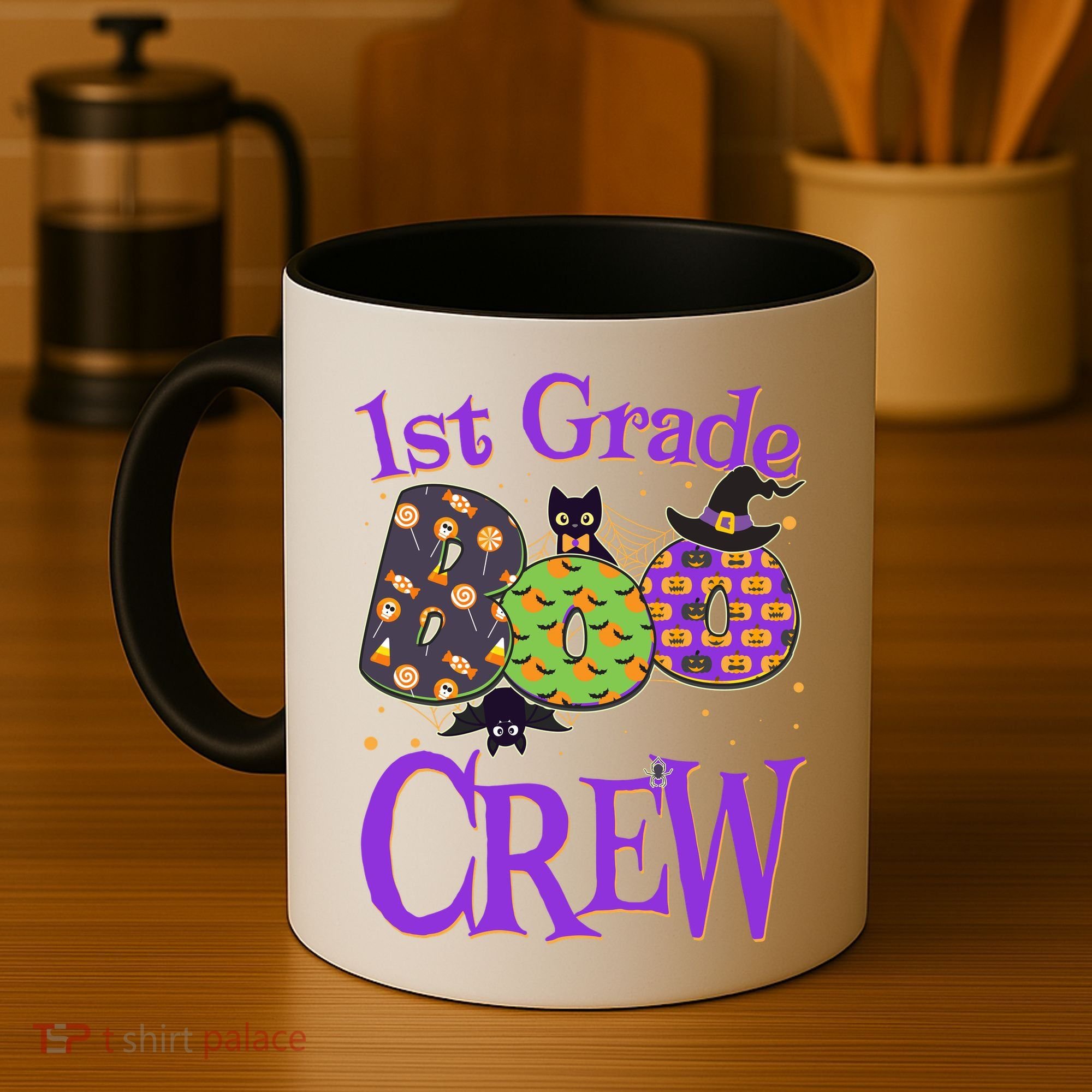 Cute Halloween 1st Grade Boo Crew Coffee Mug