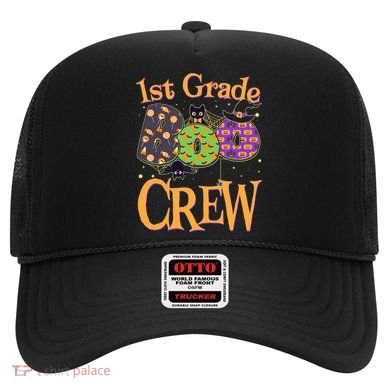 Cute Halloween 1st Grade Boo Crew Hat