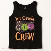 Cute Halloween 1st Grade Boo Crew Tank Top thumb 2