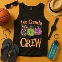 Cute Halloween 1st Grade Boo Crew Tank Top thumb 4