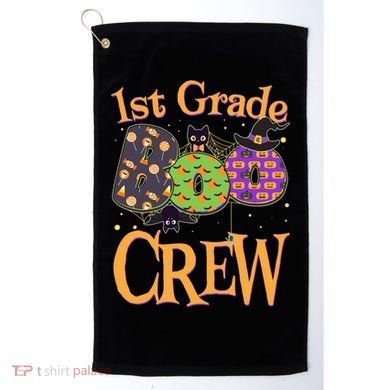 Cute Halloween 1st Grade Boo Crew Golf Towel