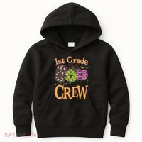 Cute Halloween 1st Grade Boo Crew Kids Hoodie thumb 0