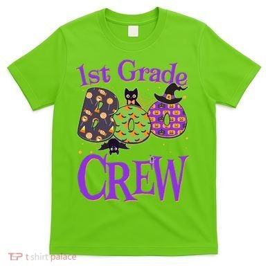Cute Halloween 1st Grade Boo Crew T-Shirt
