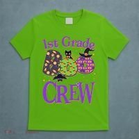 Cute Halloween 1st Grade Boo Crew T-Shirt thumb 5