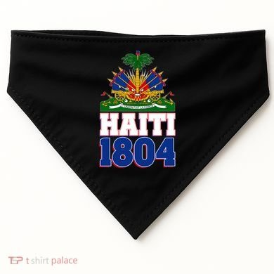 Celebrate Haiti 1804 Revolution USA-Made Doggie Bandana