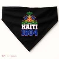 Celebrate Haiti 1804 Revolution USA-Made Doggie Bandana thumb 0