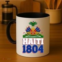 Celebrate Haiti 1804 Revolution Coffee Mug thumb 4