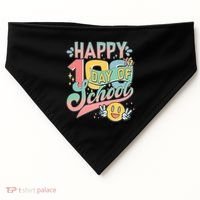 Cute Happy 100th Day Of School USA-Made Doggie Bandana thumb 0