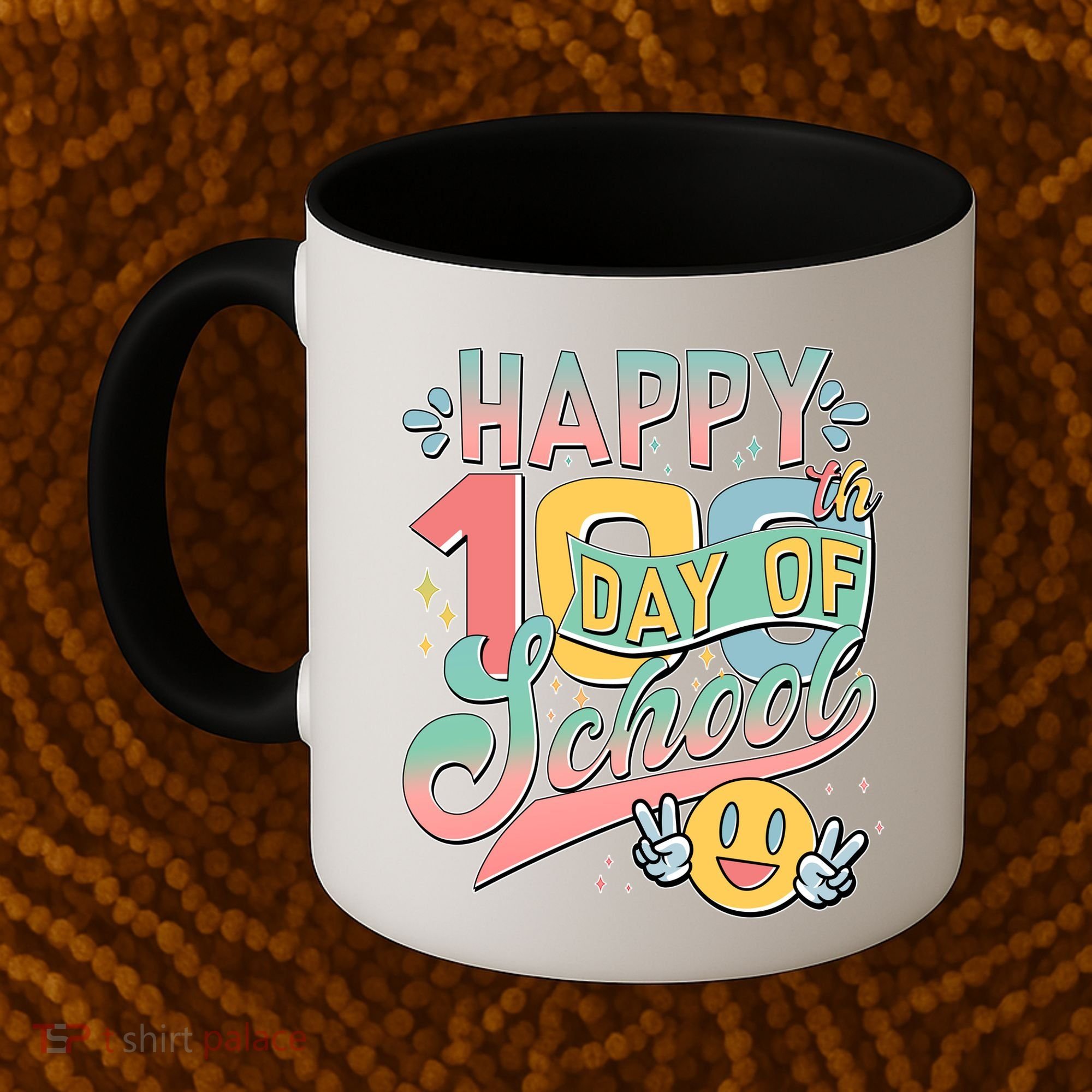 Cute Happy 100th Day Of School Coffee Mug