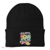 Cute Happy 100th Day Of School Beanie thumb 0