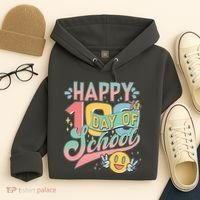 Cute Happy 100th Day Of School Hoodie thumb 4