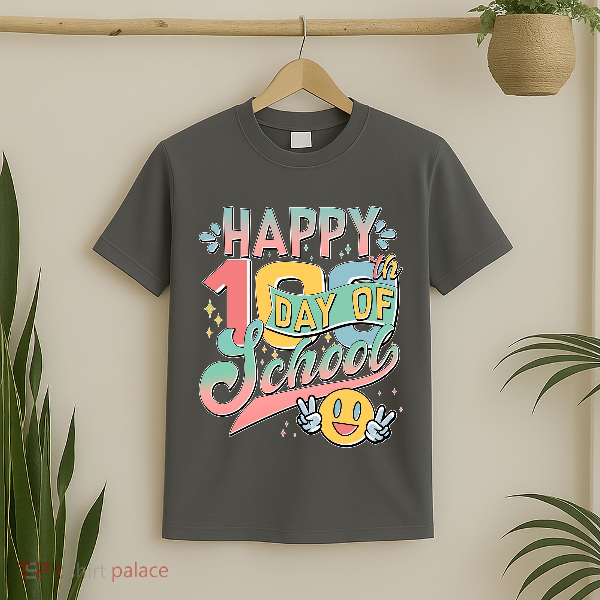 Cute Happy 100th Day Of School T-Shirt