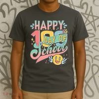 Cute Happy 100th Day Of School T-Shirt thumb 3