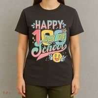 Cute Happy 100th Day Of School T-Shirt thumb 4