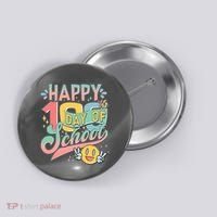 Cute Happy 100th Day Of School Button thumb 0