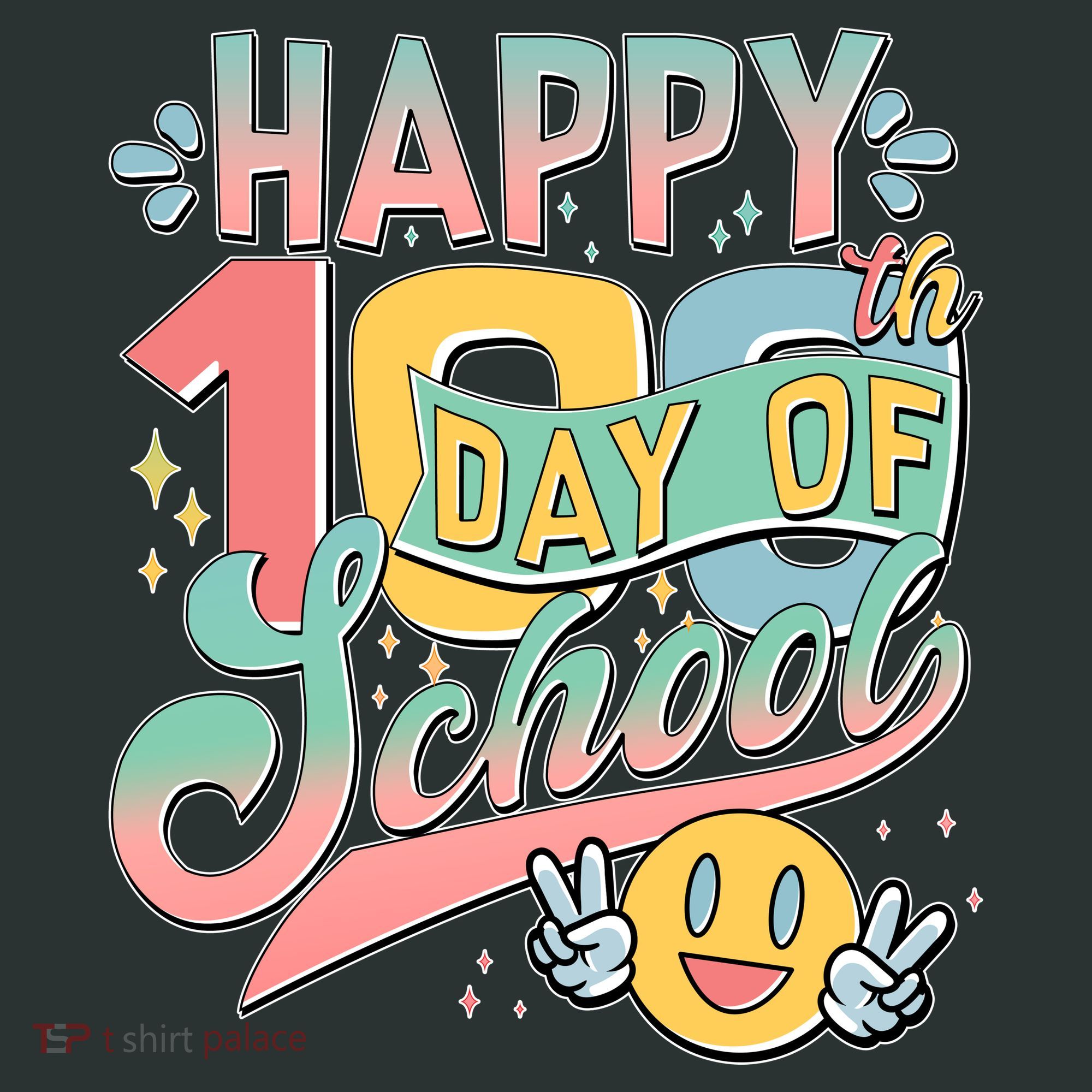 Cute Happy 100th Day Of School Mousepad
