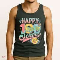 Cute Happy 100th Day Of School Tank Top thumb 3